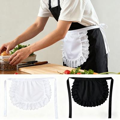 Lolita Half Waist Apron Sexy Lace Cooking Kitchen Apron New Maid Apron  Home Work
