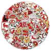 Cute  New Year Stickers, 61 Sheets Of Stickers For Chinese Lunar New Year Decorations And Celebrations, Suitable For Water Bottles And Laptops.