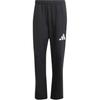Essentials Wide Leg 3 Bar Logo Pants Asia Sizing 'Black' Men's JF3604