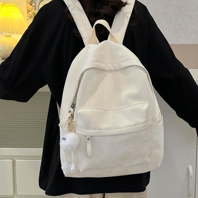 Schoolbag1011 New Trend Versatile Going Out Travel High Value Backpack Women's Fashion Casual Simple Large Capacity School Bag