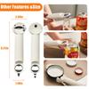 Multi-Function Bottle Opener Retractable JarOpener Stainless SteelThickened Handle Adjustable Screwer Labor-Saving Kitchen Tools