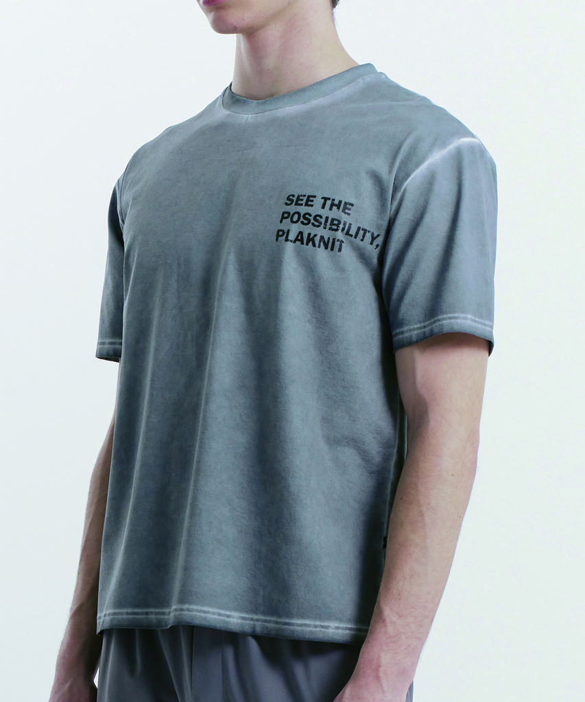 Peullaeniteu [2Pack] Quick-Dry Pigment Semi-Overfit Short Sleeve T-Shirt (Type A)