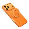 Magnetic Rotating Kickstand Case IPhone 15 To 17 Pro Max - Slim PU Leather Cover With Anti-Fingerprint Shockproof Design