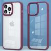 For iPhone 16 Pro Clear Phone Case PC+Silicone Shockproof Back Cover