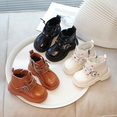 Mode Lässig Vielseitig Kinderschuhe Trendig Retro Neu Mädchenstiefel Schlicht Dicksohlig Bequem Mädchenschuh Warm Rutschfest Winterstiefel