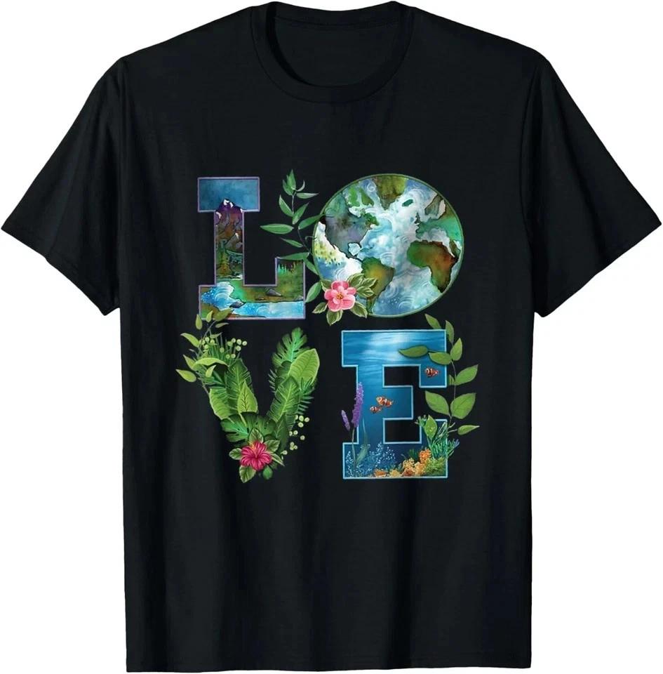 Earth Day Planet Anniversary T-Shirt Eco Gift Unisex Tee S