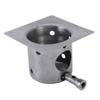Fire Burn Pot and Hot Rod Ignitor Kit Fit for Traeger Pellet Grill with Screws Stainless Steel