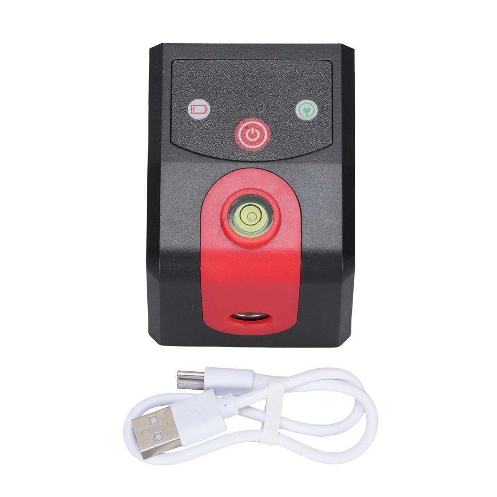Portable Self-Leveling Laser Level with Rechargeable Battery, Type-C Charging, 2 Lines, ±4.5mm/3 Meter Accuracy, IP54 Waterproof