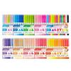 12-Colors Acrylic Marker Pen Hardhead Art Watercolor Pen Straight Liquid Marker Art Creation