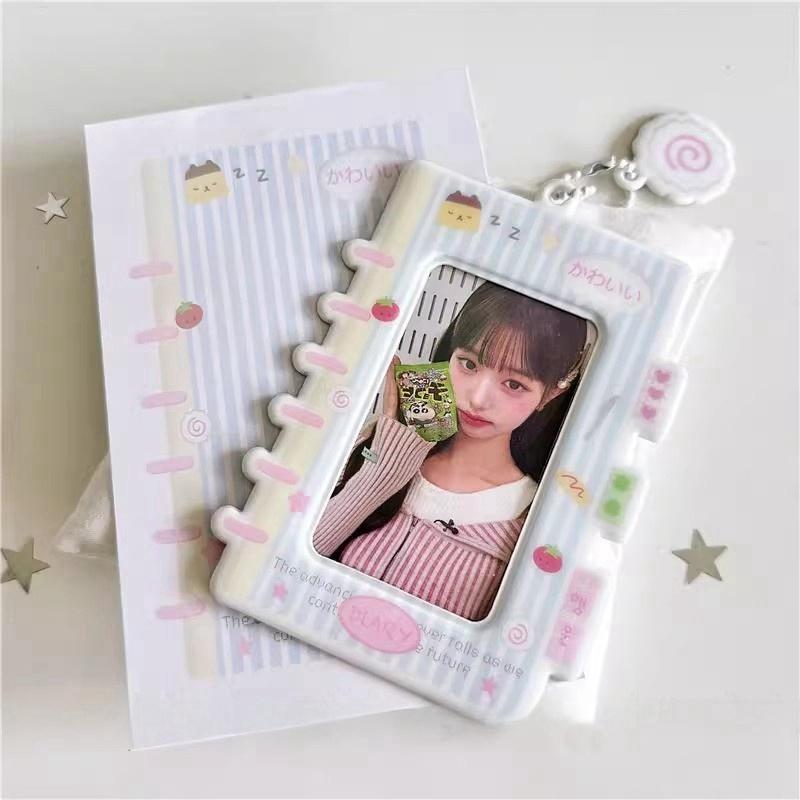 Cartoon Kpop Photocard Holder Camera Mobile Phone Shaped Idol Photocard Binder 3Inch Photo Storage Case Protection Cover