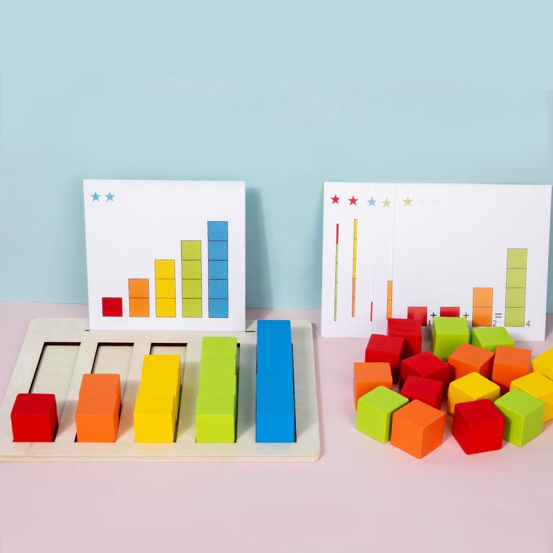 Children's Educational Building Blocks: Math Learning Aids for Early Education