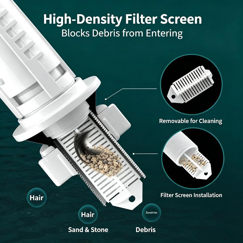 Toilet Parts Toilet Inlet Shaft Float Valve Replacement Kits Toilet Fill Valve Repair Accessories Toilet Tank Water Inlet Valve