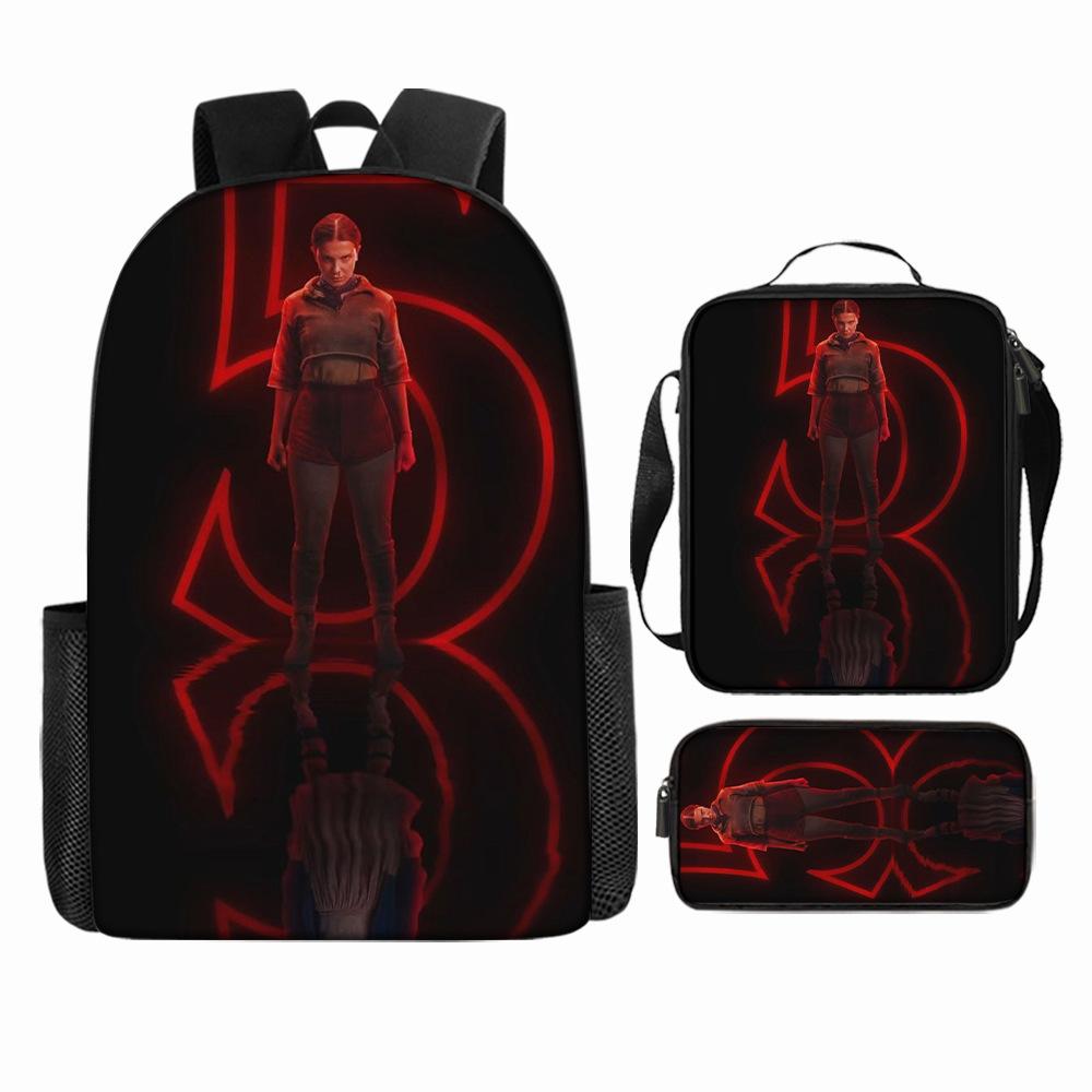 Stranger Things5 Rucsac pentru copii+geantă de umăr+etui pentru creioane KTB