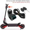 Trava de Guidão Segura para Patinetes Elétricos com Display Digital ABS Trava de Interruptor de Guidão para Patinetes Elétricos Simples de Usar