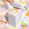 4 Style 50pcs Cute Cat Cartoon Die Cutting Stickers Children's Fun Mini Sticker Book DIY Handmade Materials Scrapbook Decoration