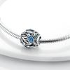 Spring Blue Zircon Bird Bead Charms copper Plated Authentic Bead Charms Compatible With Charm Bead Charms Bracelets Bead Charms Jewellery Gifts Ideal