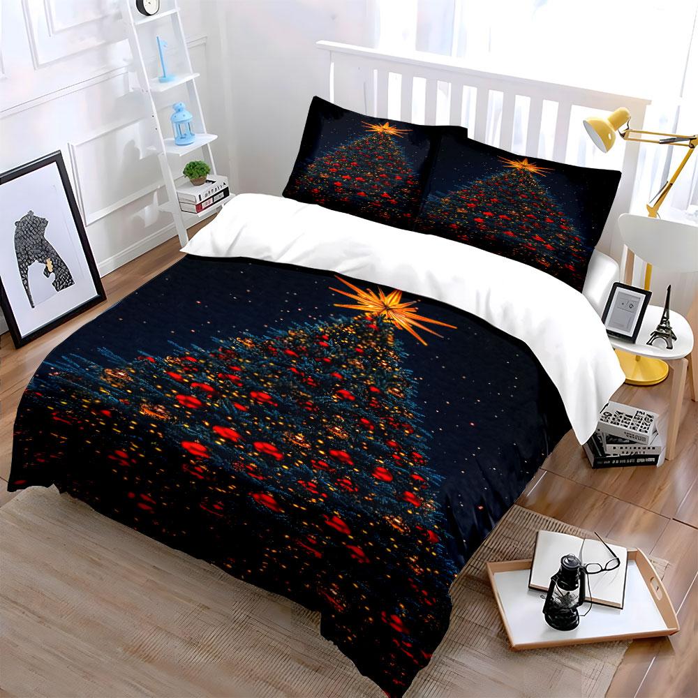Radiant festive brilliance Bedding sets Duvet cover sets Duvet covers Pillowcases(1*Duvet Cover 2*Pillowcases without duvet insert)