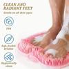 Multifunctional Non-Slip Bath Mat with Foot & Back Scrubbing, Dead Skin Removal, and Large Suction Cups
