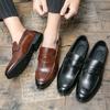 Classic Social Leather Shoes Men High Quality Casual Business Shoes Man Formal Leather Office Party Loafers Men's Dress Shoes