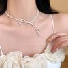 Pomegranate Ripe Festive Red Necklace Women'S Stacked Collarbone Chain High-End Light Luxury Niche Accessories Sweater Chain