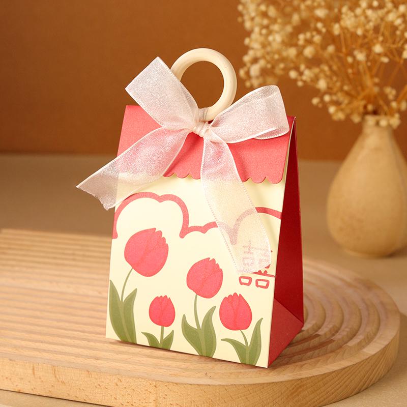 Charming Wedding Favor Candy Box - Ins Style Handbag Design