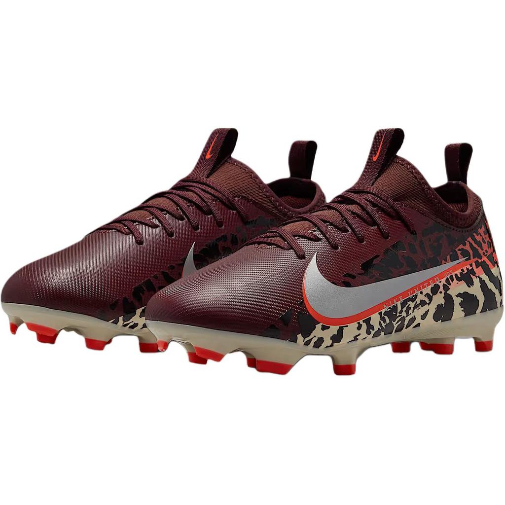 Nike United Jr. Mercurial Vapor 16 Academy MG GS Burgundy Crush Kids Cleats Red University-Red Fossil IO8474-661