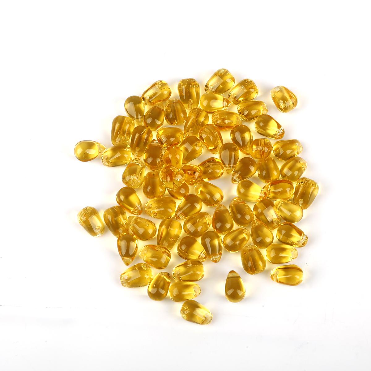 

5шт стеклянные бусины чешские капли воды кулон свободные бусины для изготовления ювелирных изделий DIY серьги 9x6mm 5pcs