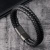 2026 Fashion Men's Leather Bracelet, Personalized Student Versatile Leather Bracelet Tide Jewelry