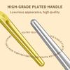 Kingubznis Gold Toothbrush Luxury Gold Silver Teeth Brush Men Women Adult Toothbrushes New Electroplated Dental Brushes