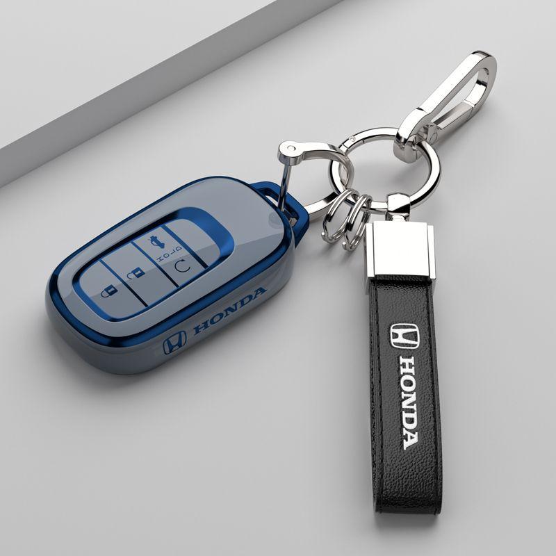 Soft TPU Car Remote Smart Key Case Cover Protector Keyless Holder Shell Bag For Honda Civic 11th Accord 2023 Auto Accessories IP8