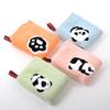 1Pcs 25x25cm Cartoon Panda Jacquard Cotton Baby Children Face Towel Hand Washcloth Water Absorbent Soft