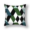 Nordic Delicate Fresh Green Pillowcase Living Room Home Decoration Outdoor Geometric Cushion Cover Simple Ins Pillow Case