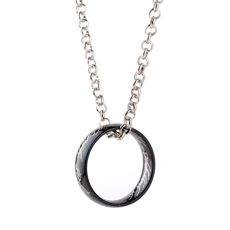 Lord Of The Finger Rings Movie With The Same Inside And Outside 3D Engraving Spanish Sanskrit Ring
