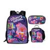 Insideout Student 17-Inch School Bag Ice Pack Three-Piece Mind Team Backpack Set
