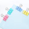 24pcs 32mm Office Stationery Color Long Tail Clip Metal Stainless Steel Document Multi-functional Color Long Tail Ticket Clip
