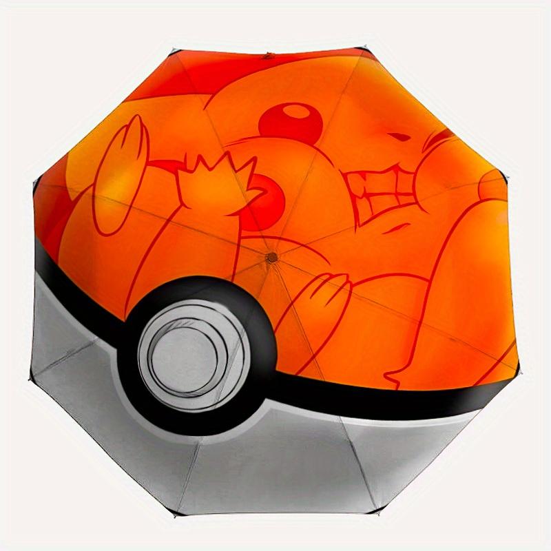 

1pc Pikachu, Pokeball Automatic Umbrella Durable Iron Frame & Plastic Handle, Gift for Men & Women, Sturdy Construction, Playful Design yy250826106