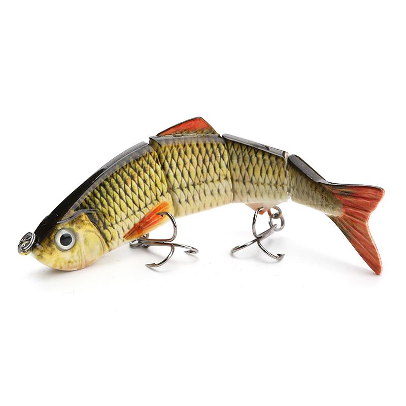 12cm 16g 3-Segments Jointed Bait Fishing Lures Sinking Wobblers Pike Artificial Bait Hard Swimbait Crankbait Sea Fishing