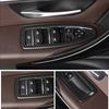 ABS Carbon Fiber Finish Window Switch Panel Cover Trim Suitable for 3GT F20 F30 F31 F32 F34 F36 Car Interior Enhancement