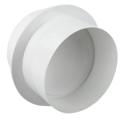 For Bathroom and Kitchen Ventilation PVC Check Valve with Round Pipe Backdraft Damper for Controlling Reverse Air and Water Flow