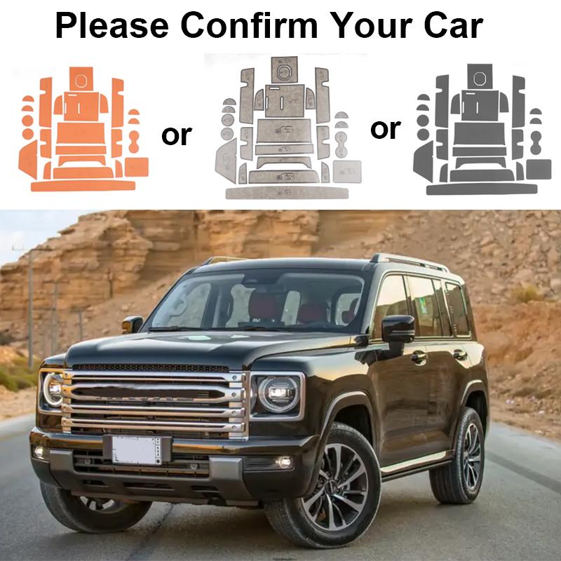 For Haval H9 Accessories MK2 2024 2025 2026 Car Door Slot Pad Interior Modification Center Console Water Cup Gate Groove Mats
