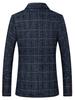 Men's Suit Coat Business Casual Small Suit Spring And Autumn New Professional Clothes Formal Men's Top Fashion Plaid Dress