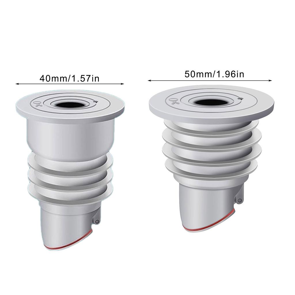 2 st avloppsrörstätningar Täckning Silikon ABS Tvättmaskin Tätningspluggar set för luktstopp & avloppsskydd