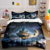 Fantasy Art Decoration Set Soft Comfortable Duvet Cover Bedding Set Included 1*Duvet Cover & 2*Pillowcases, Gift