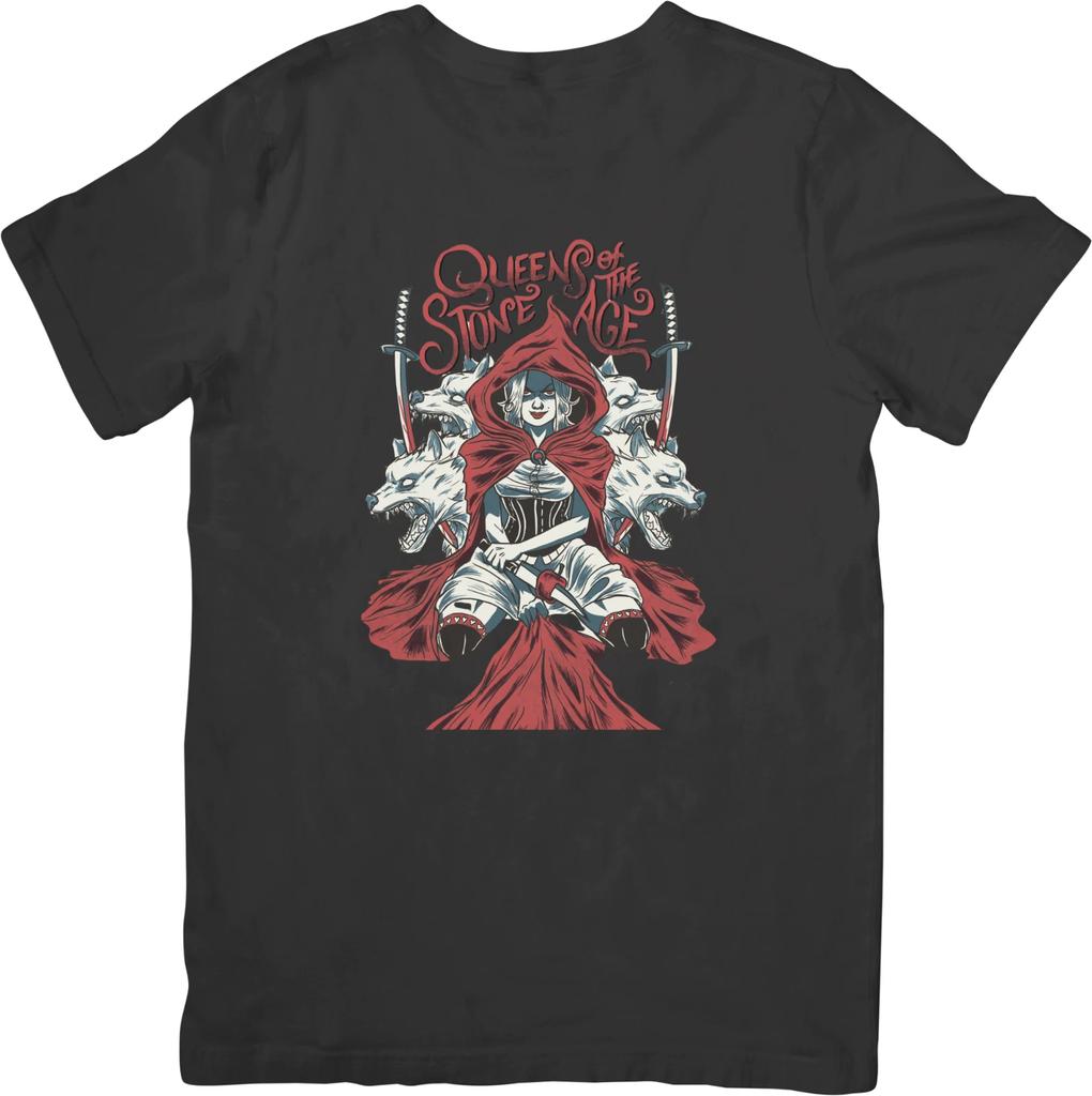 Queens of the stone age Music suitable for Men & Women Quality Cotton T-Shirt