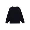 Li-Ning Wade Series Solid Letter Print Rund Hals Genser Genser Unisex Sweatshirt Svart AWDT147-1