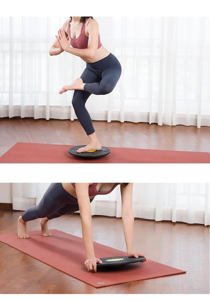 JFOLKS Balance Board for Core Strength and Balance Ideal for Beginners and Advanced Perfect for Home and Indoor and and Easy Available In 5 Orange