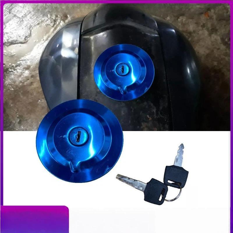 Motorcycle Fuel Tank Cap Anti Theft Lock Gas Oil Cover With Keys For Motorbike Replacement Modification Parts