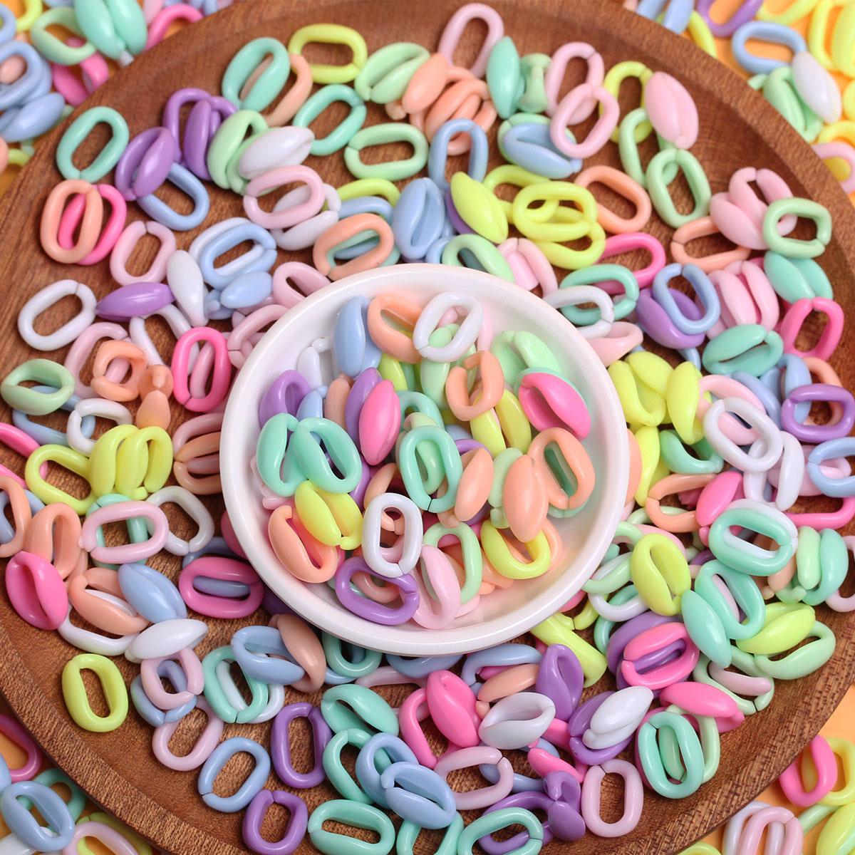 

Бусины-цепочки О-образной формы для изготовления ювелирных изделий своими руками 11*16мм Solid Color