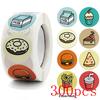 50-500Pcs Donuts Sticker 1Inch Colorful Kids Label Baking Store Decorations Classroom Teacher Encourage Student Reward Stickers