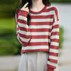 Navava Long Sleeve KniT T shirT Round Neck Nk2272